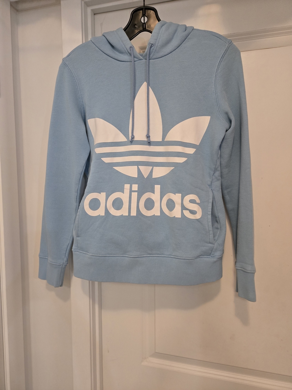 Adidas Trefoil Light Blue Hoodie XXS/XS